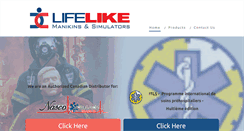 Desktop Screenshot of lifelikemanikins.com